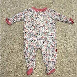 Floral Pink Kids One Piece